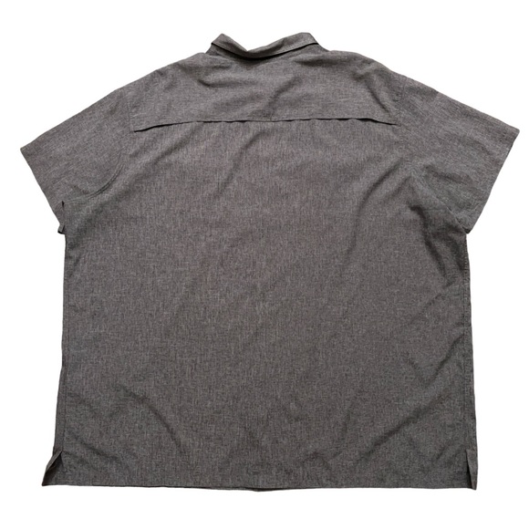 Croft & Barrow Shirt Mens Size 4XB Quick-Dry Short Sleeve Vented Gray - Picture 2 of 5
